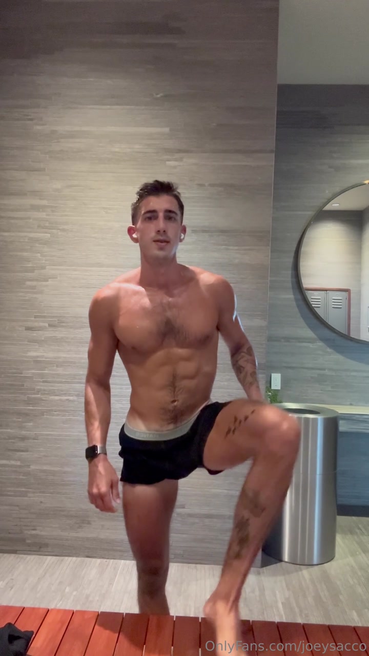 Showing off my body after a workout - Joey Sacco (joeysacco)