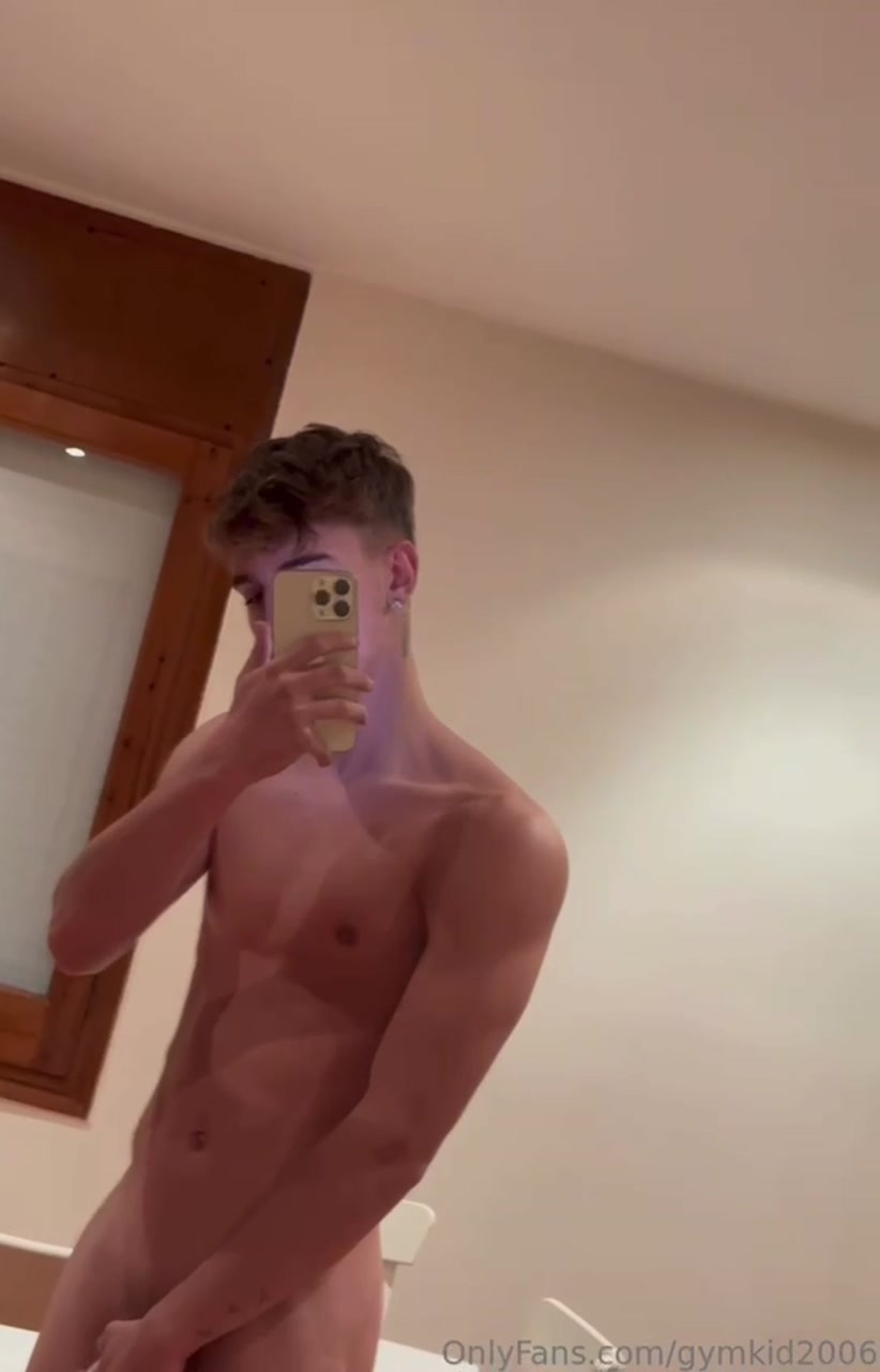 Showing off my young athletic body