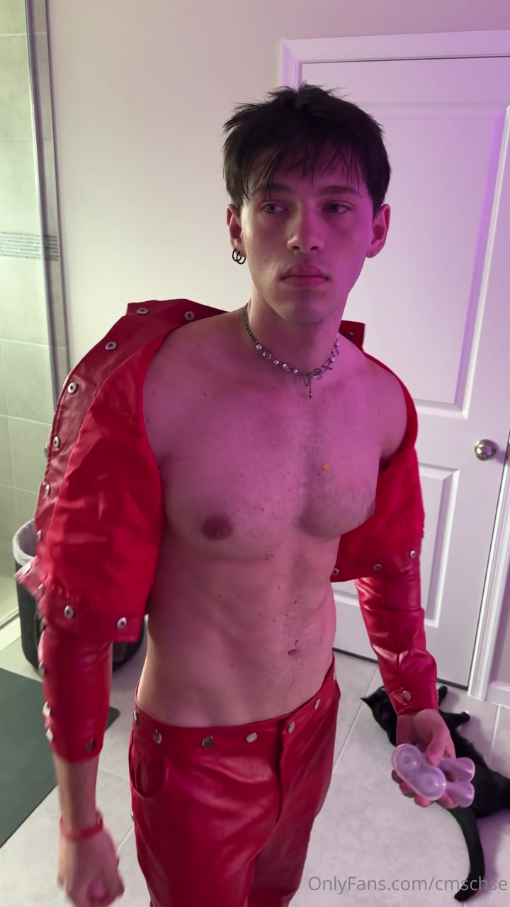 Showing off my body while playing with my nipples